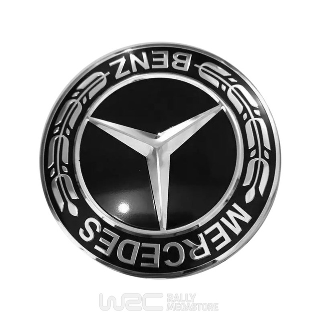 CACHE MOYEU MERCEDES BENZ NOIR 75MM